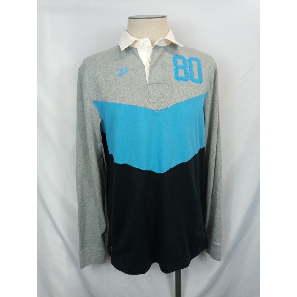 RARE Nike Sportswear SAMPLE Rugby Shirt Men's Large Beaverton Oregon‎ 80 Logo
